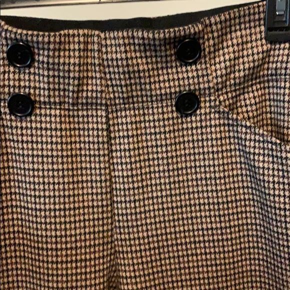 Tan & Brown Checkered Pants - Picture 2 of 6